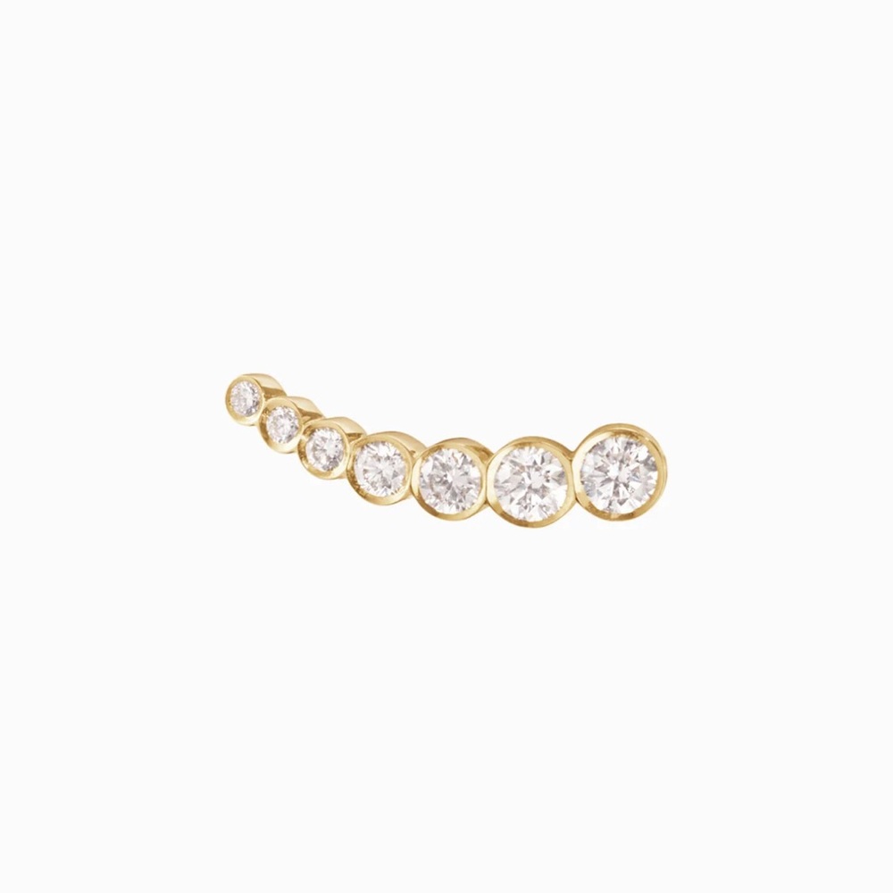 Sophie Bille Brahe - Petit Croissant de Lune Ear Climber - Reg. $3,200